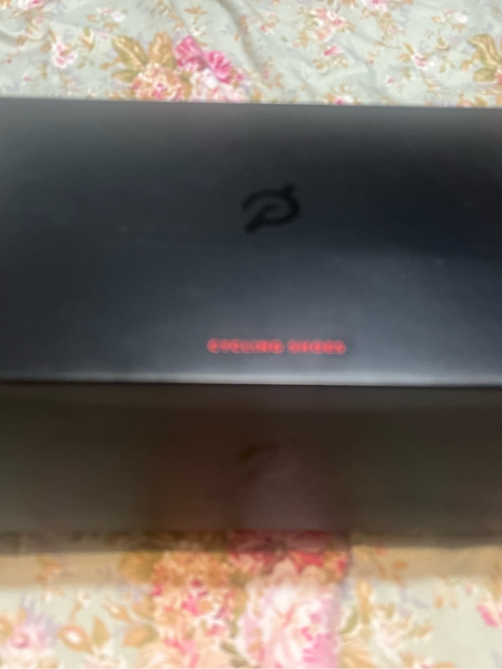 Peloton Black Case with Red Accent Logo